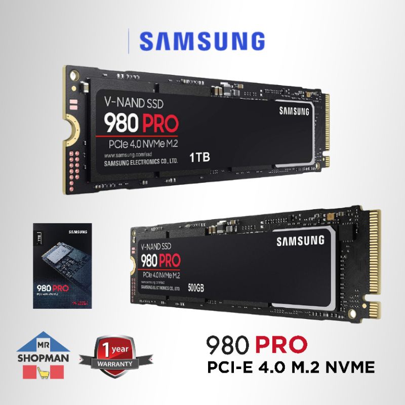Samsung 980 PRO 250gb 500gb 1Tb PCIe 4.0 M2 NVME SSD Gen 4 | Shopee ...