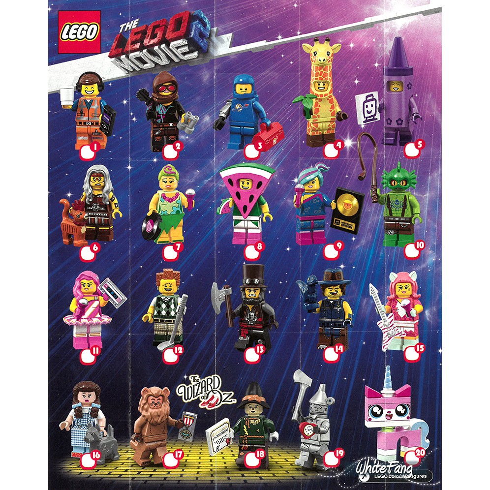 Minifigure lego 2024 movie 2