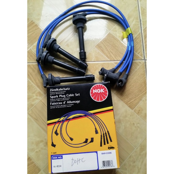 NGK Honda DOHC B16 B18 High Tension Wire Spark Plug Cable JAPAN