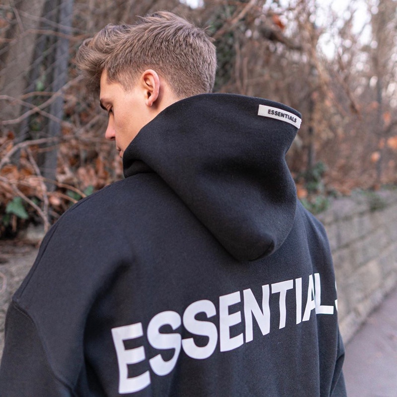 Essentials store reflective hoodie