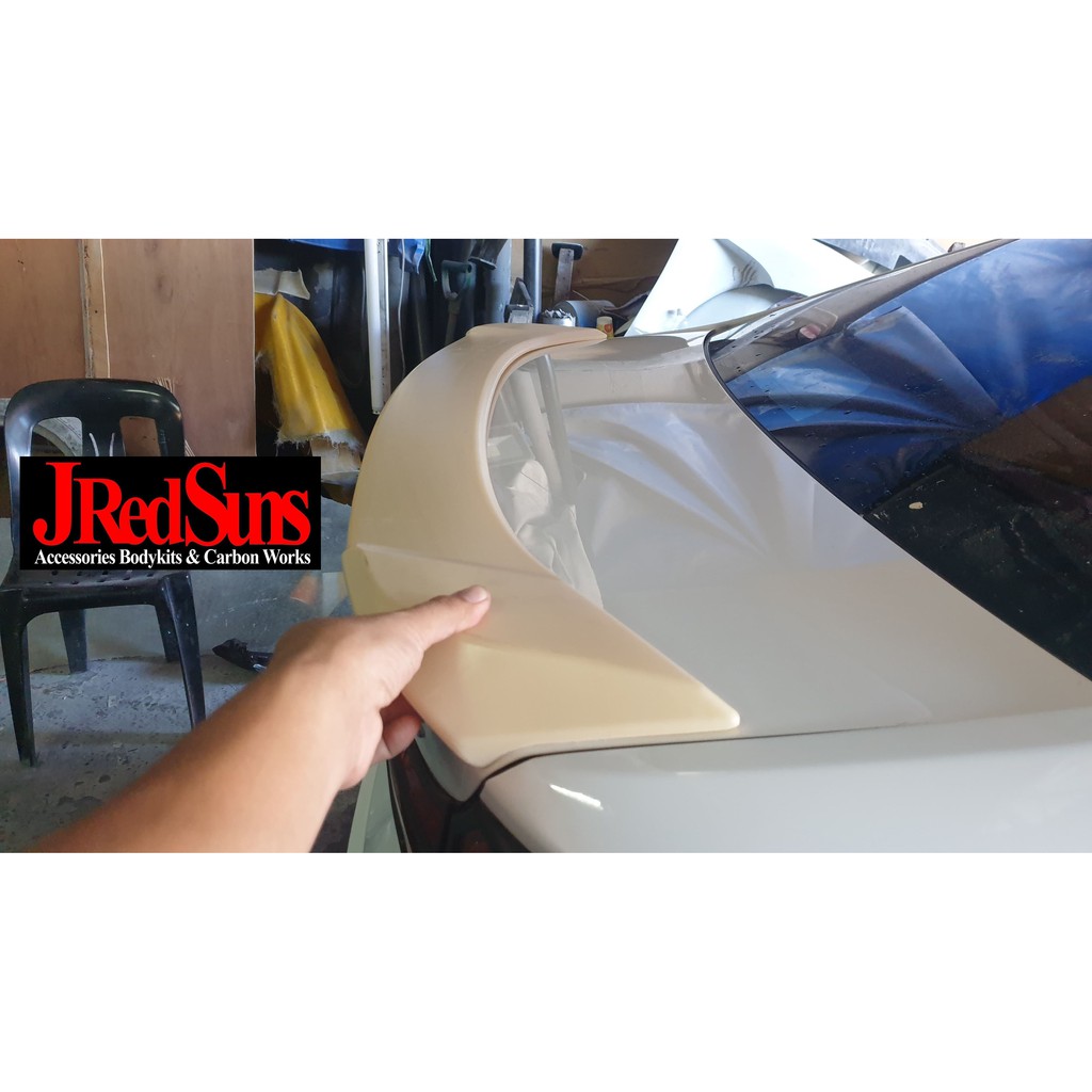 Ducktail wing spoiler ABS Plastic for Honda City GM6 2014-2020 No paint ...