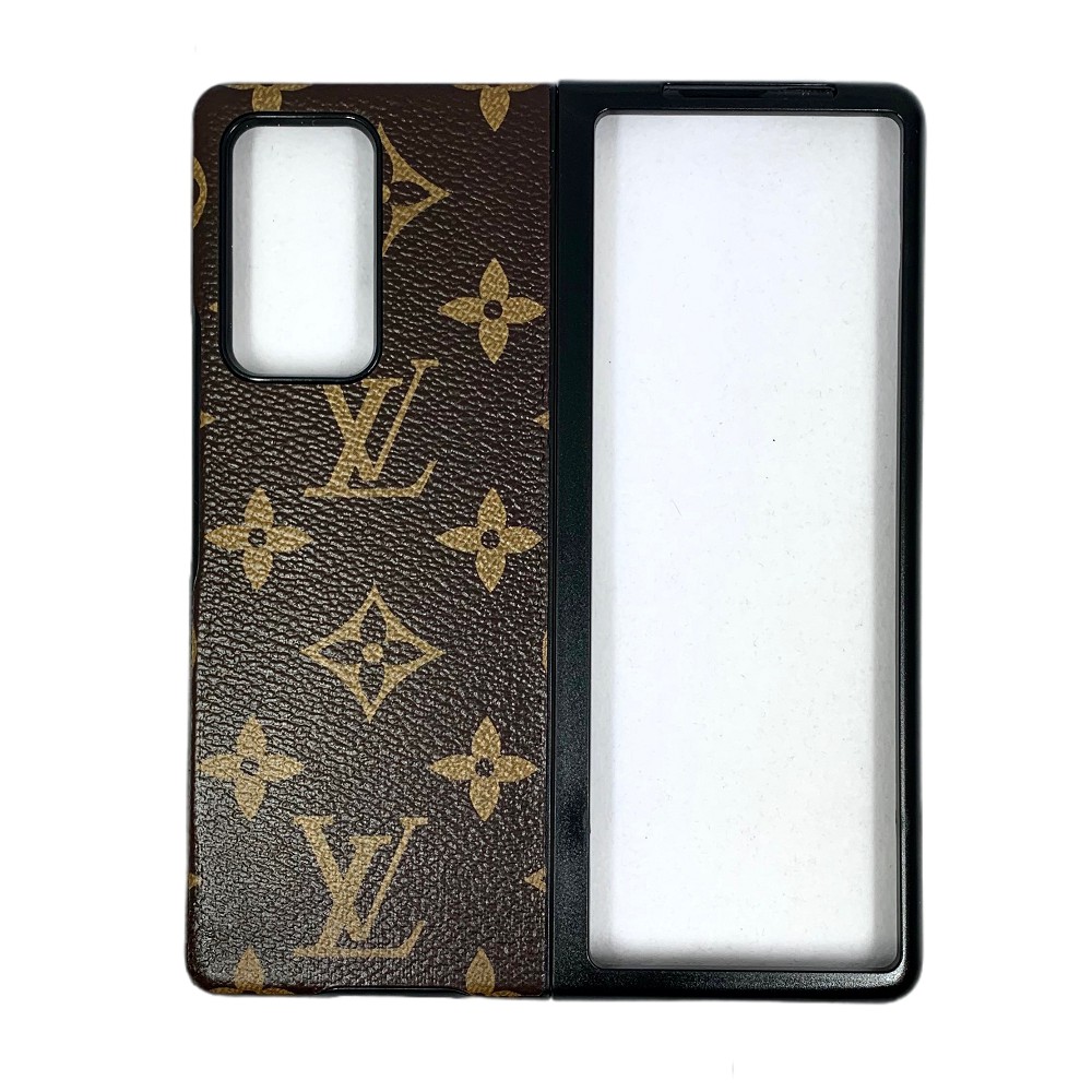 FLIP & FOLD] Louis Vuitton Monogram Leather Case for Samsung Galaxy Z Flip  1 2 3 4/ Z Fold 1 2 3 4 - Luxury Cell Phone Cover