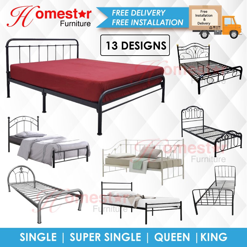 HOMESTAR. CHEAPEST SINGLE/SUPER SINGLE/QUEEN/KING BED METAL BEDFRAME