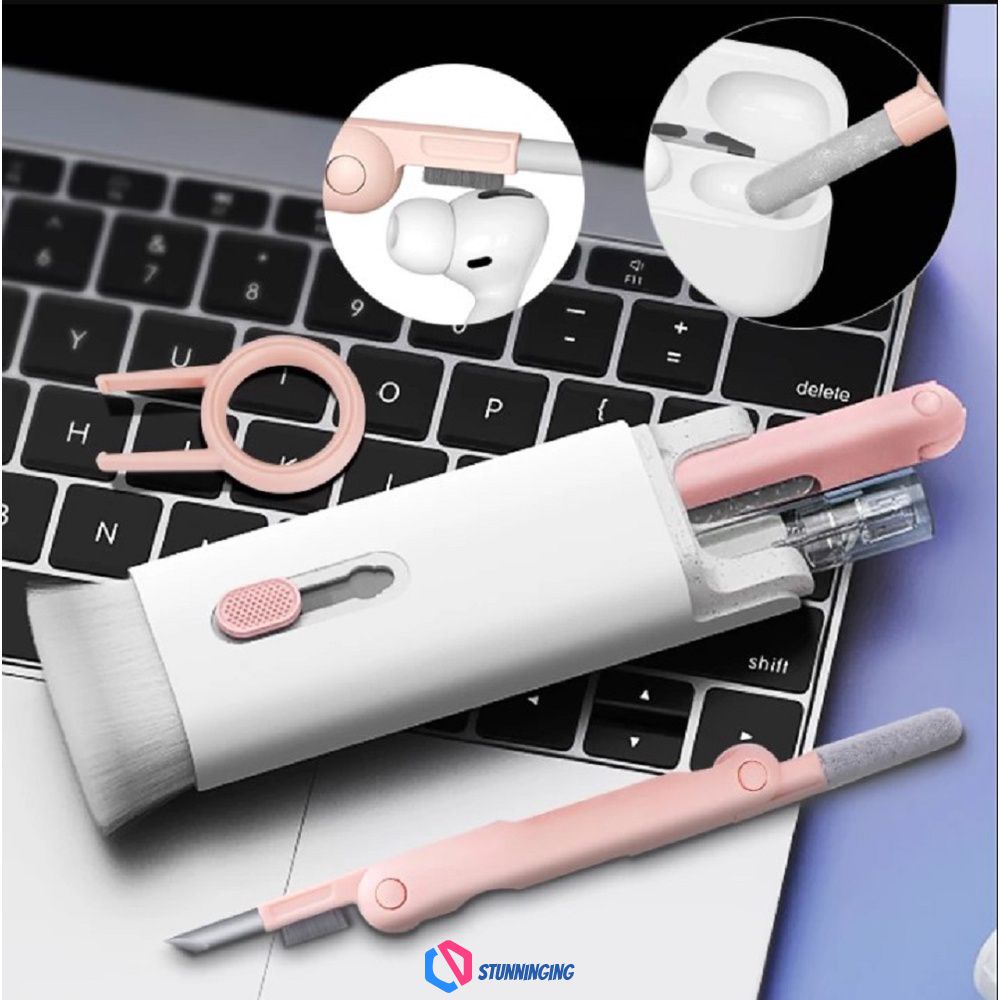 7-in-1 Computer Keyboard Earphone Headset Keyboard Screen Cleaning ...