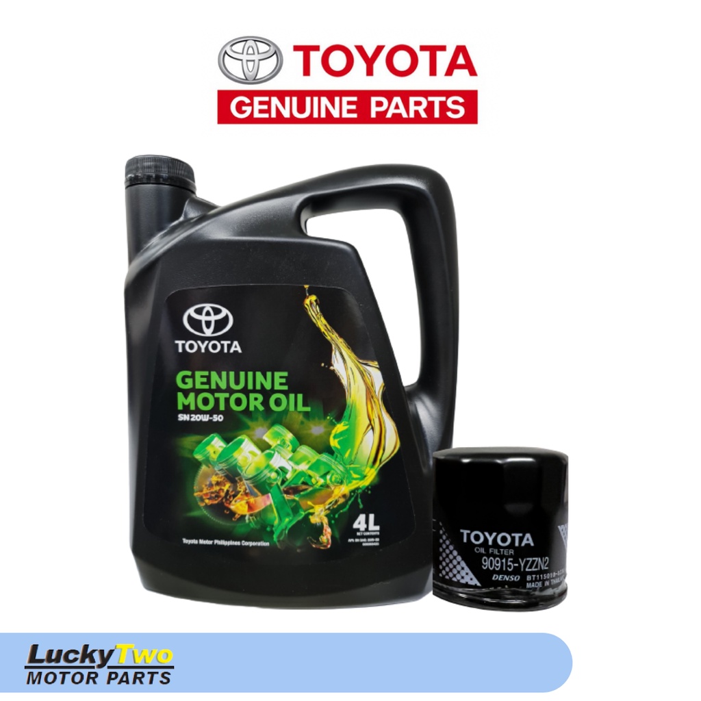 Toyota Genuine Motor Oil 20w-50 For Gasoline Engine With Oil Filter 