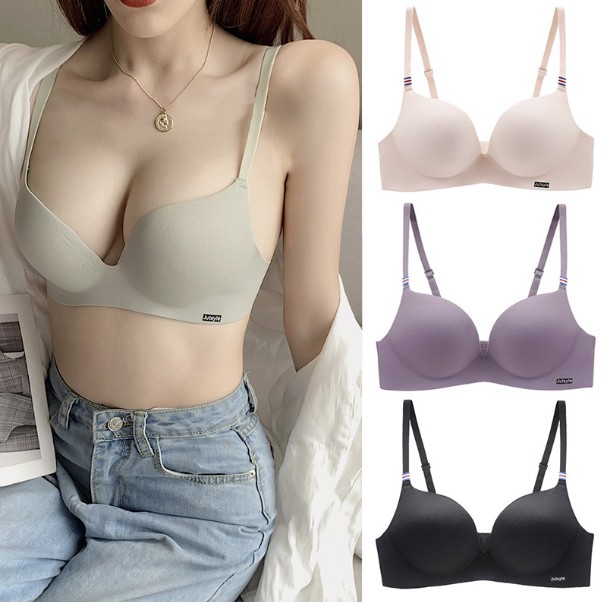 Lace Bra Size 38-46 Cup B C No Wire Bras Big Size No Iron Woman