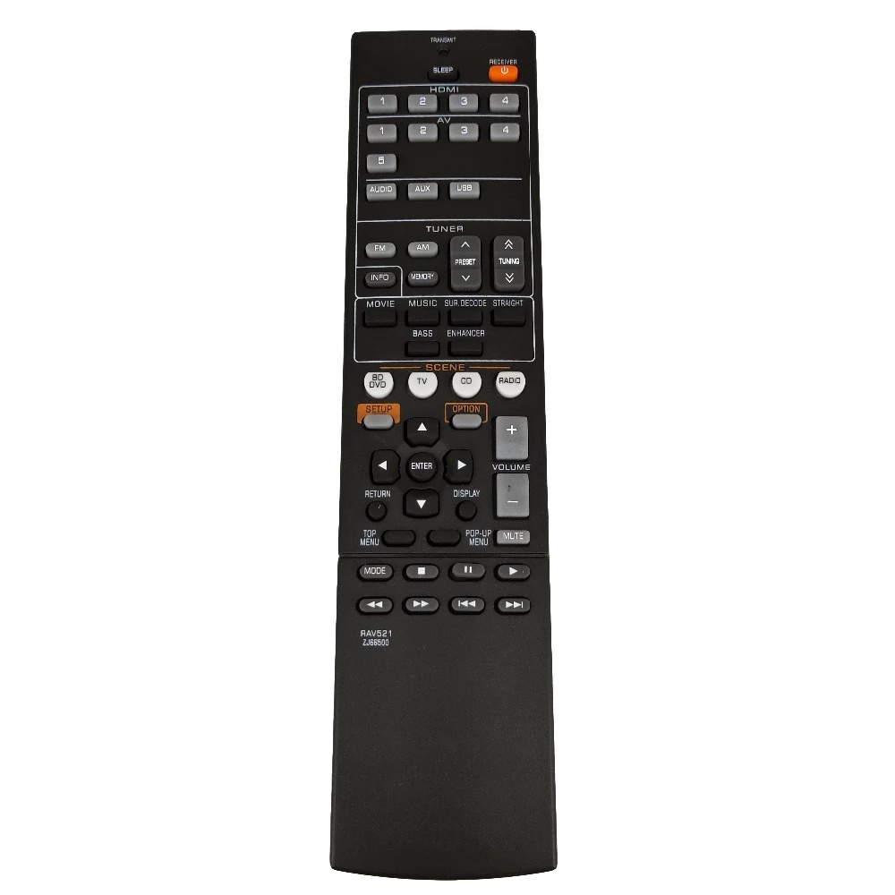 Nuovo Telecomando Di Ricambio RAV521-ZJ66500 Per Yamaha RXV377, YHT4910U E Altri
