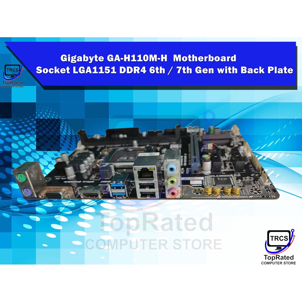 Gigabyte GAH110MH Motherboard Socket LGA1151 DDR4 6th / 7th Gen with