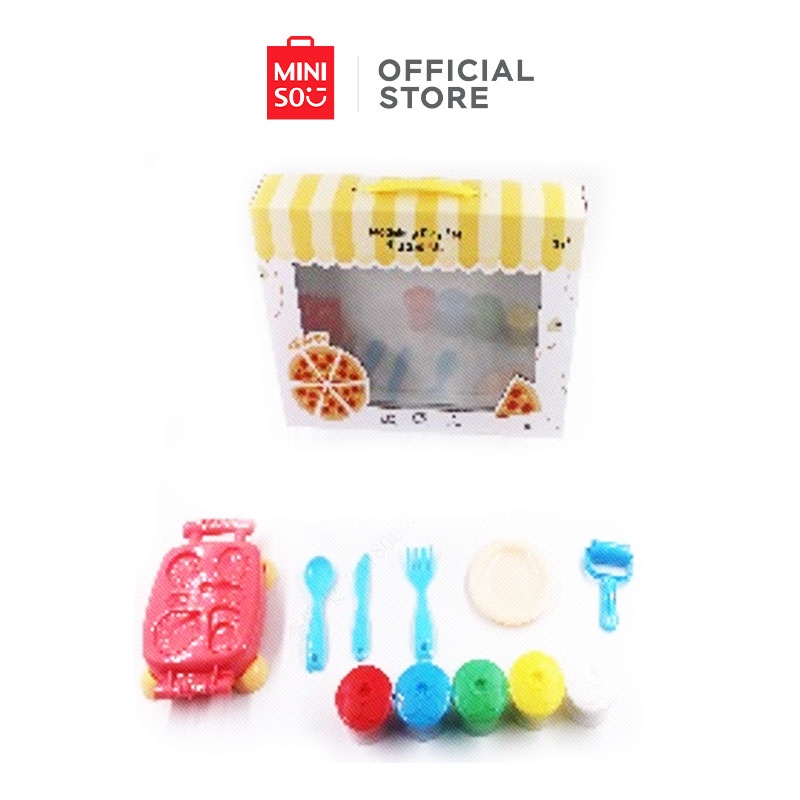 MINISO Pizza Machine Colored Clay - 5-color Clay, 6 Molds | Shopee ...