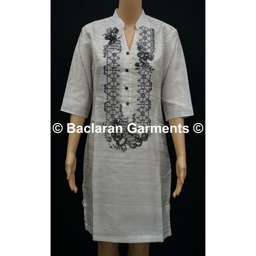 HIGH QUALITY LADIES BARONG - MARIAN DRESS #101 | Shopee Philippines