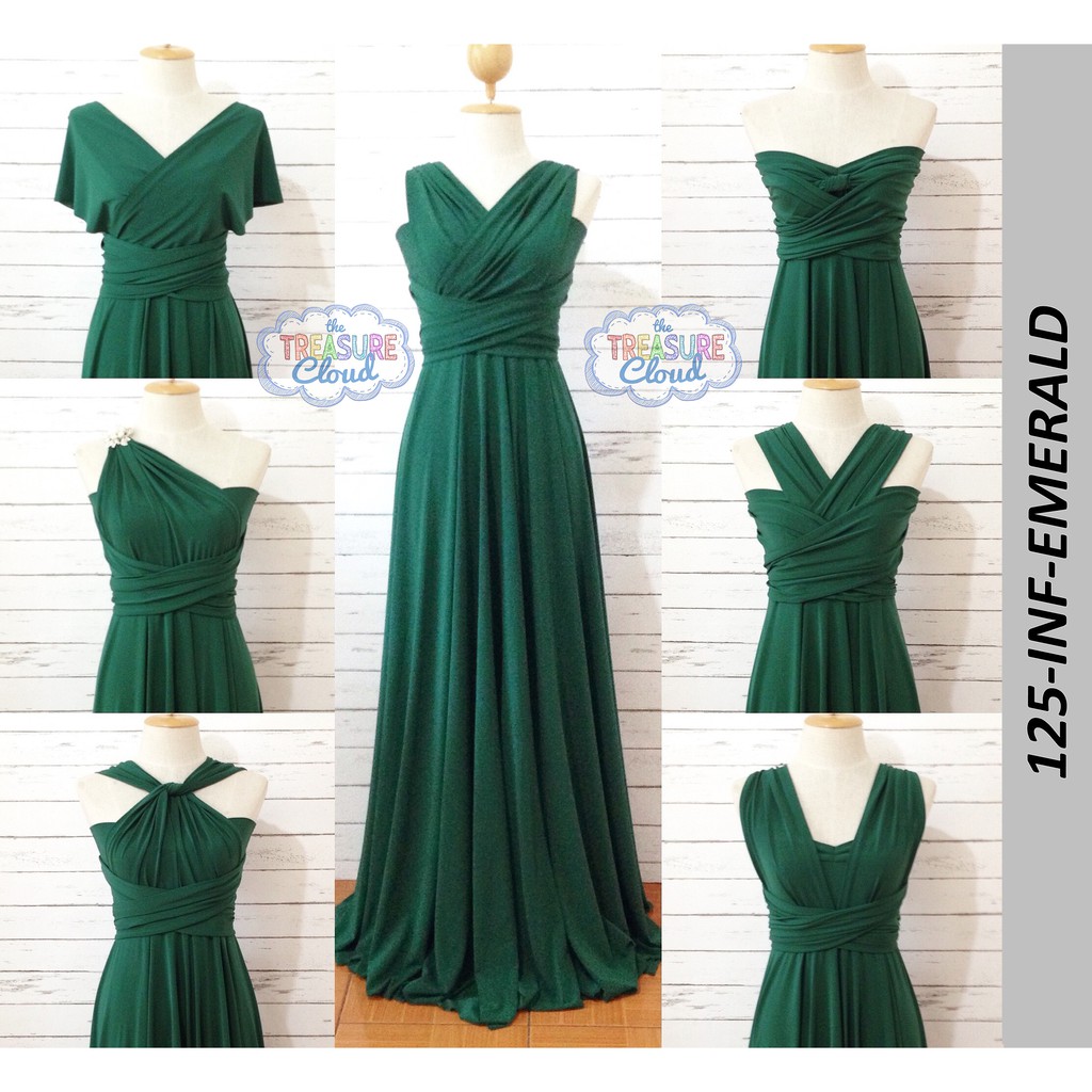 Emerald Infinity Dresses Bridesmaid Dresses Shopee Philippines 1714