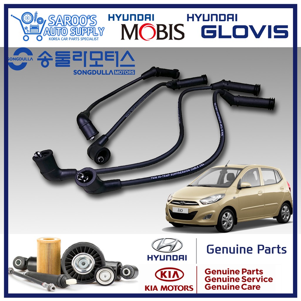 Spark Plug Cable For Hyundai / I10 / 20072012 / Gas Made In Korea , for 1100cc Epsilon Engine