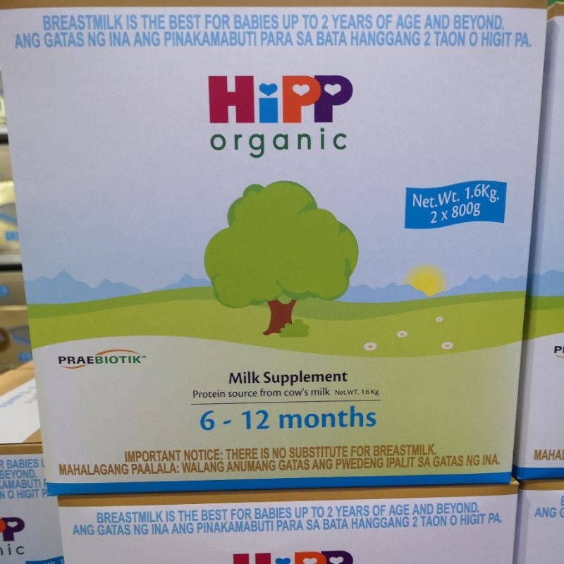 HiPP Organic Infant Formula 6–12 Months – Authentic Organic Milk for  Babies