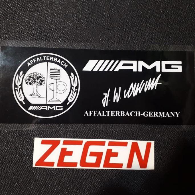 Featured Product] Amg Affalterbach Mercedes Sticker Paste In The Back ...