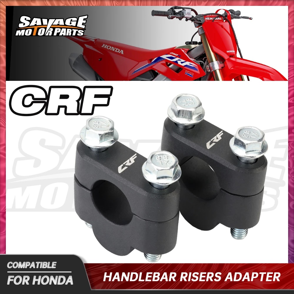 20mm Handlebar Riser Adapter Motorcycle For HONDA CRF450 CRF250 X/RX/R