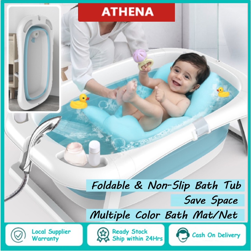 KIDS Baby Bath tub & Folding Large Size Bathtub 06 Years Newborn Products Baby Bath tub
