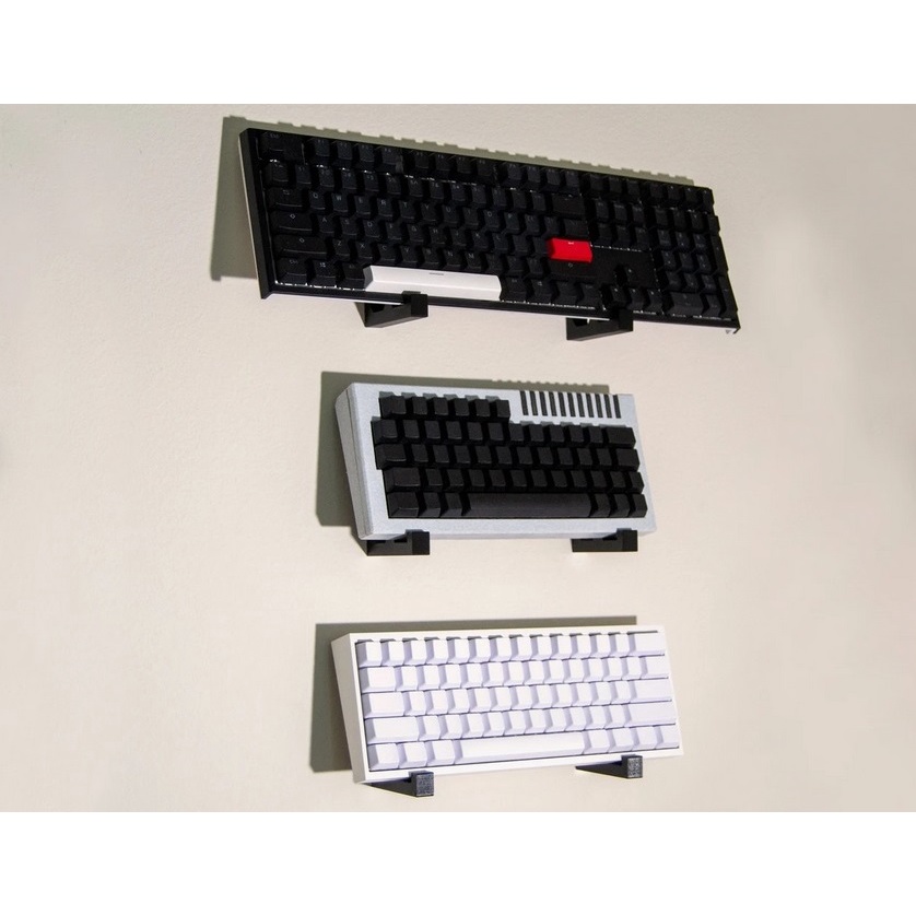 Wall Mounted Mechanical Keyboard Display Stand (2 pcs) Tough keyboard