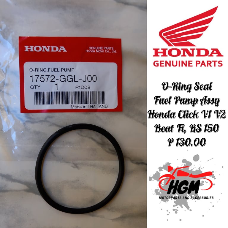 ORING FUEL PUMP HONDA CLICK 125i/150i, BEAT FI, RS150 (17572GGLJ00