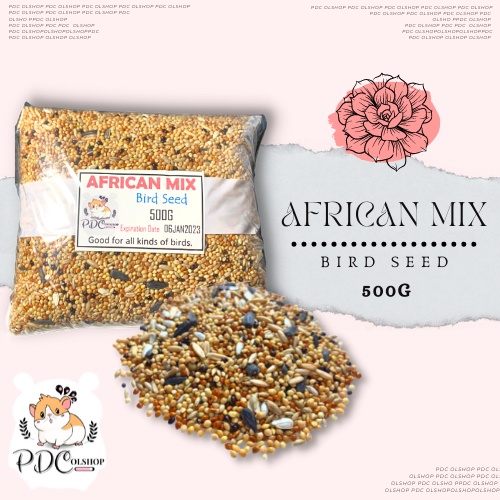 African Mix Bird Seed 500g / Lovebirds/ Parakeets & other types of bird.