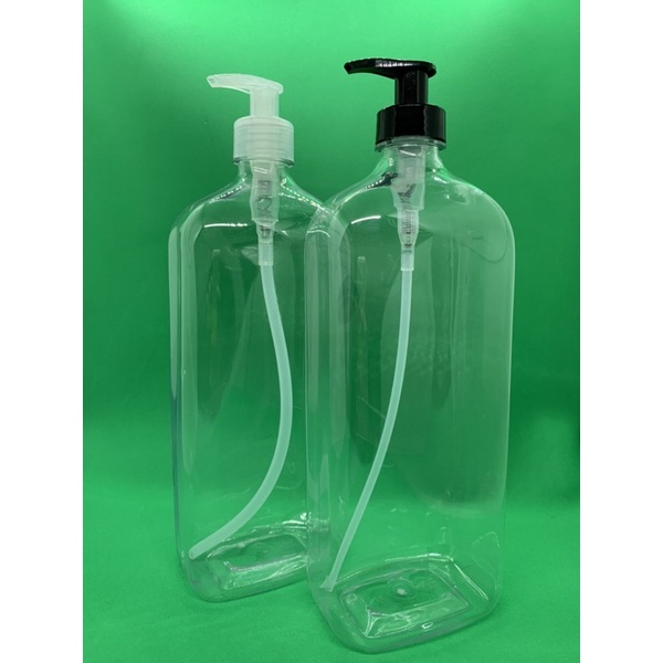 1 Liter Square Plastic Bottle with Pump Shopee Philippines