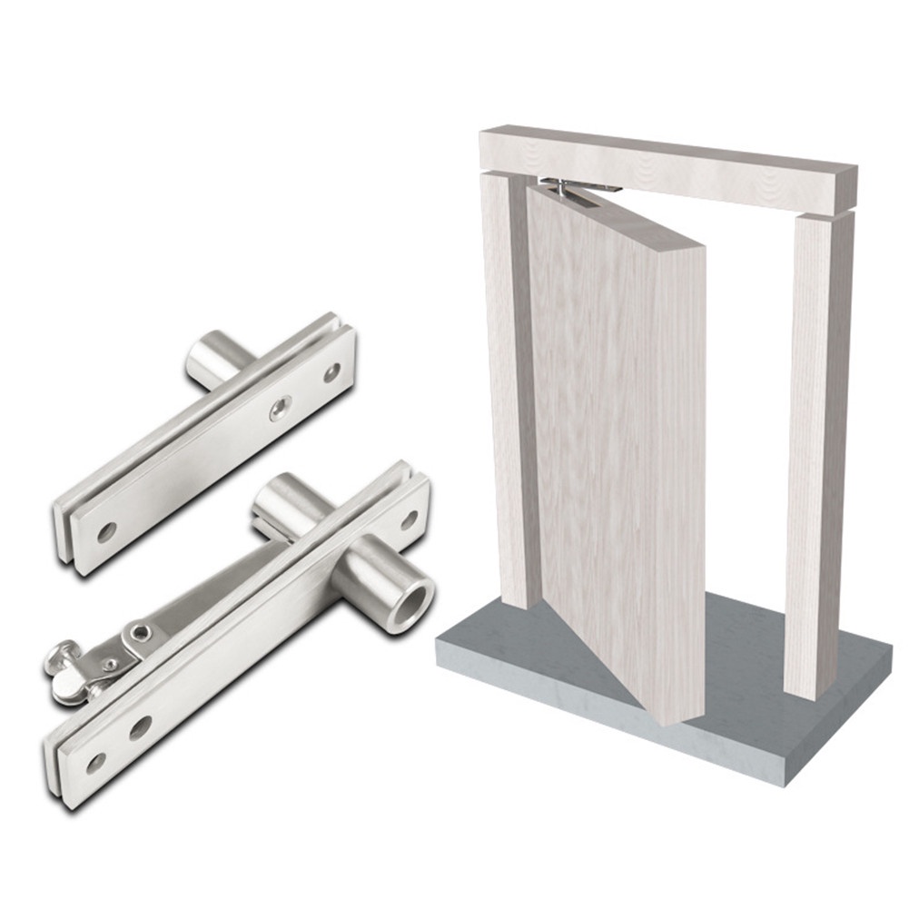 Stainless Steel Pivot Door Hinge Heavy Duty For Wood Degree Shaft Rotation Axis Wooden Door