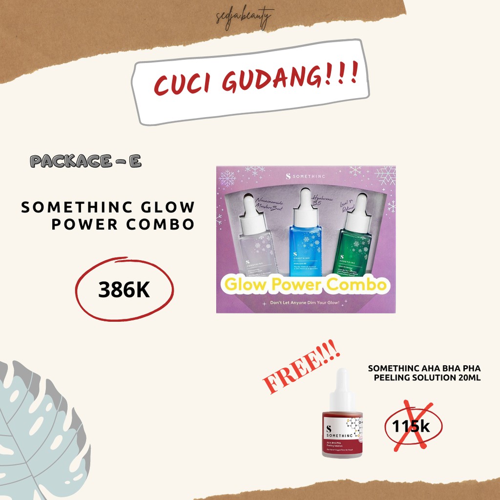 Wash Warehouse - BUY 1 GET 1 - SOMETHINC GLOW POWER COMBO / SOMETHINC ...