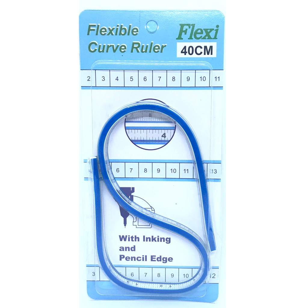 Flexi Flexible Curve Ruler 40cm | Shopee Philippines