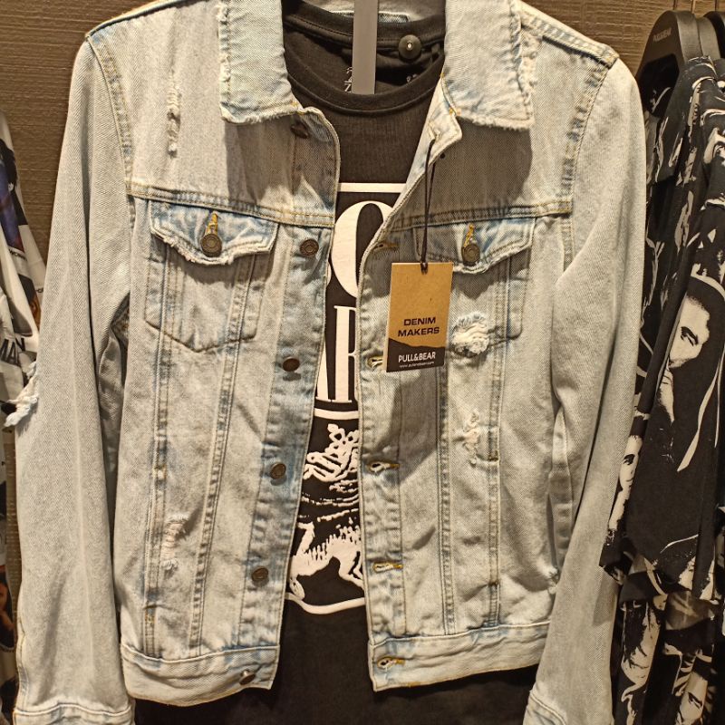 Pull n bear hot sale denim jacket