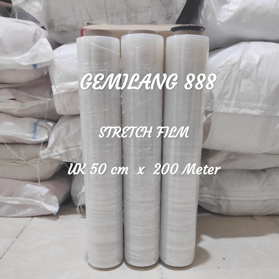 Stretch Film uk 50cm x 200meter, Plastic wrapping Goods Shopee
