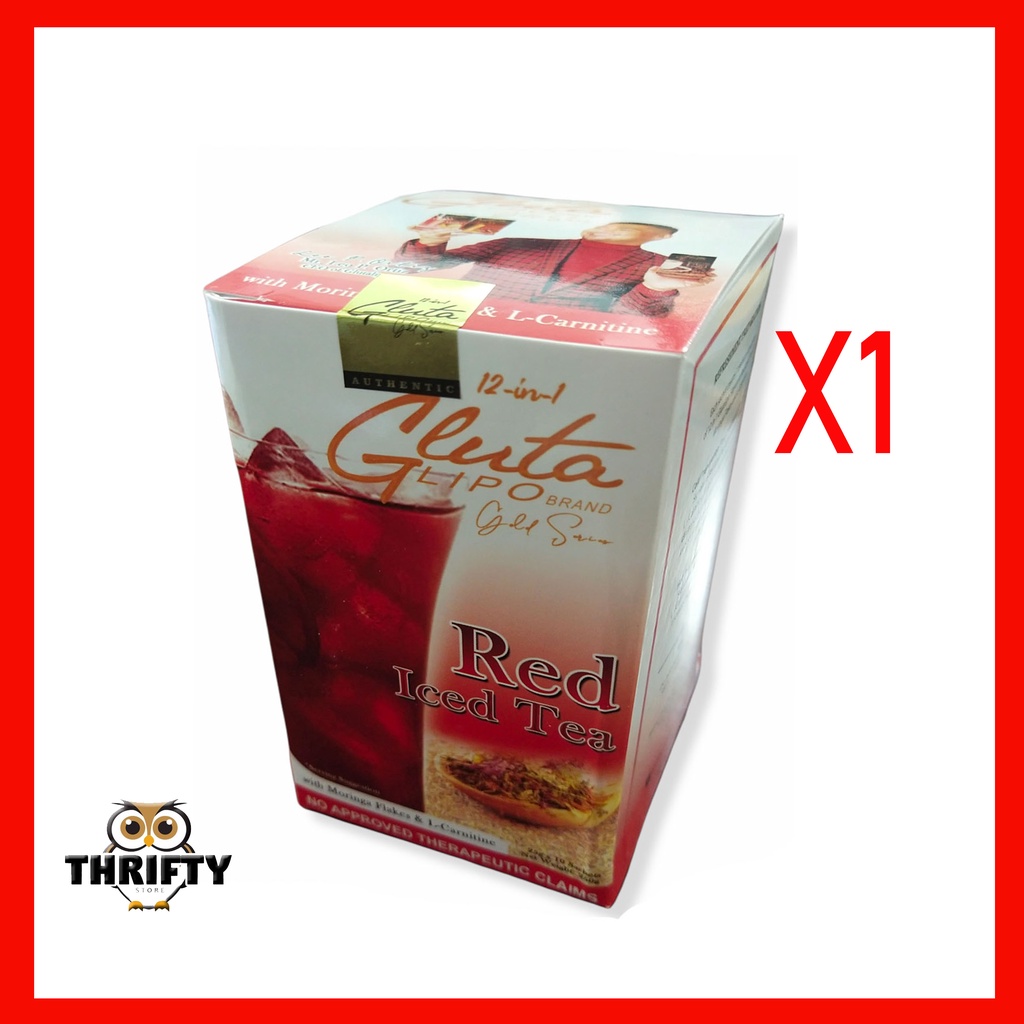 GLUTA LIPO RED ICED TEA Shopee Philippines