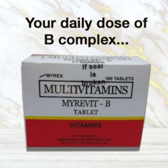 MYREVIT B MULTIVITAMINS 100 TABLET Shopee Philippines