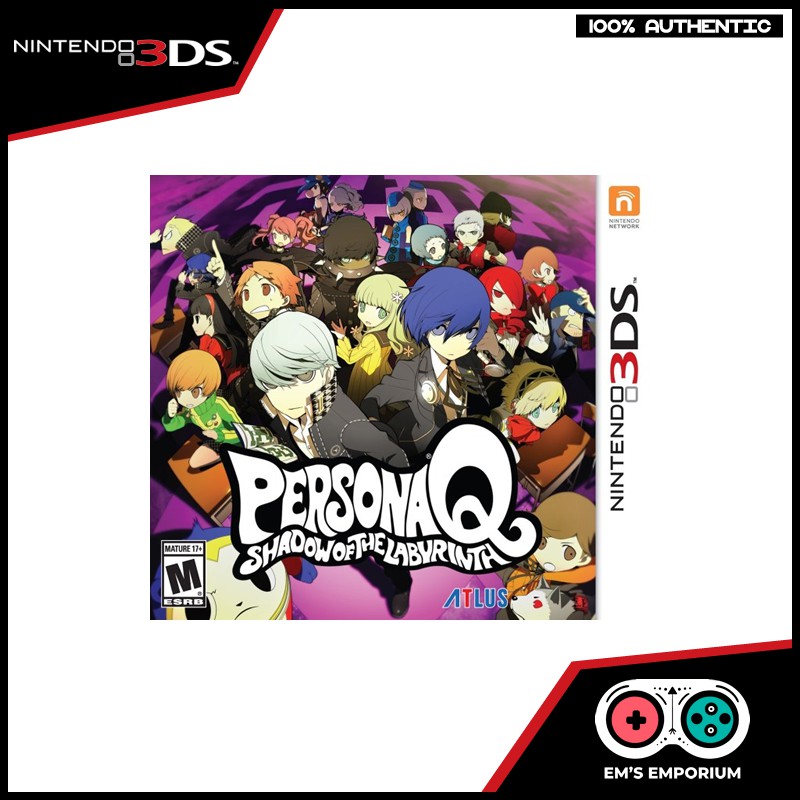 3DS Games Persona Q Nintendo Shopee Philippines