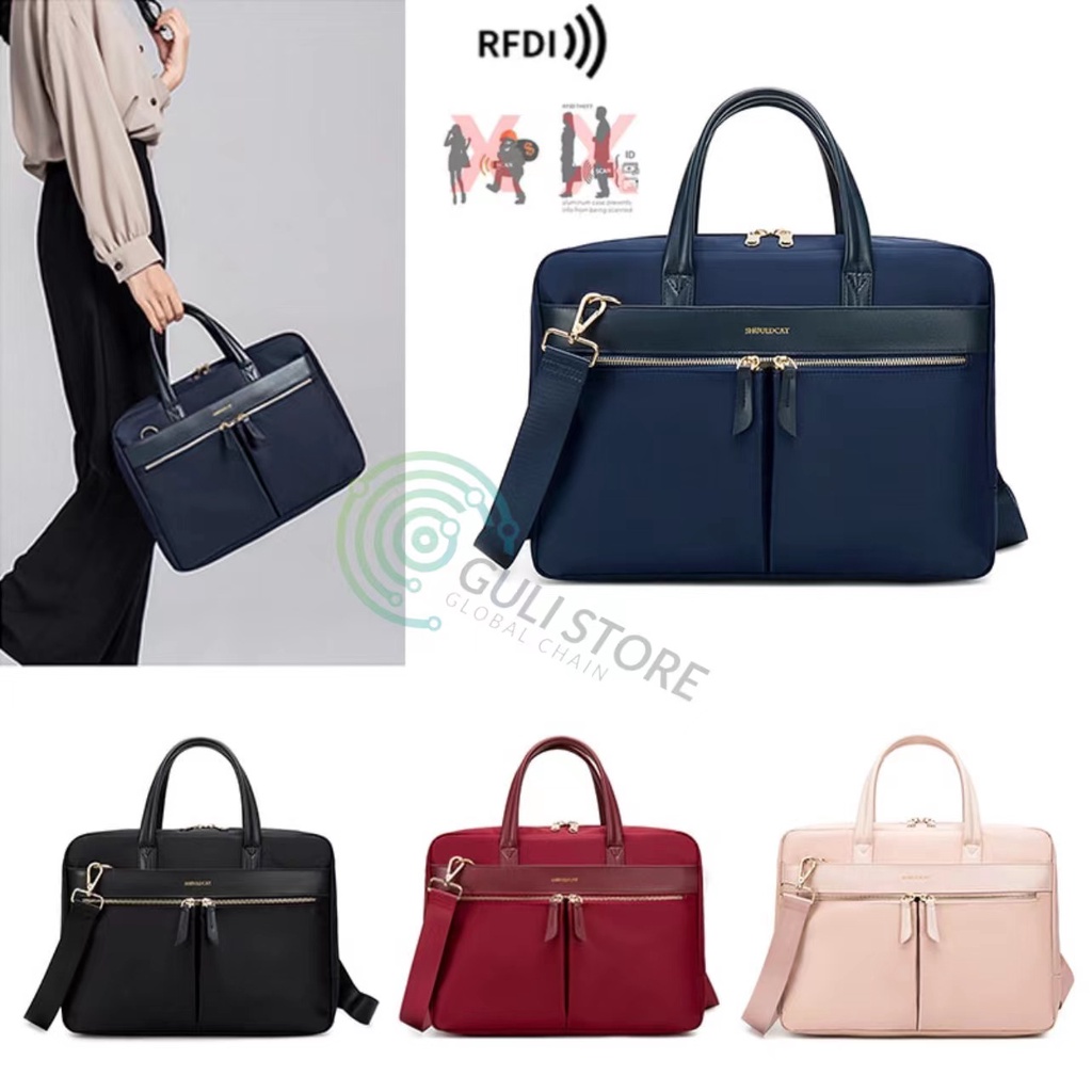 Ladies Laptop Briefcase Business Document Bag For 13.3 15.6 Inch Laptop ...