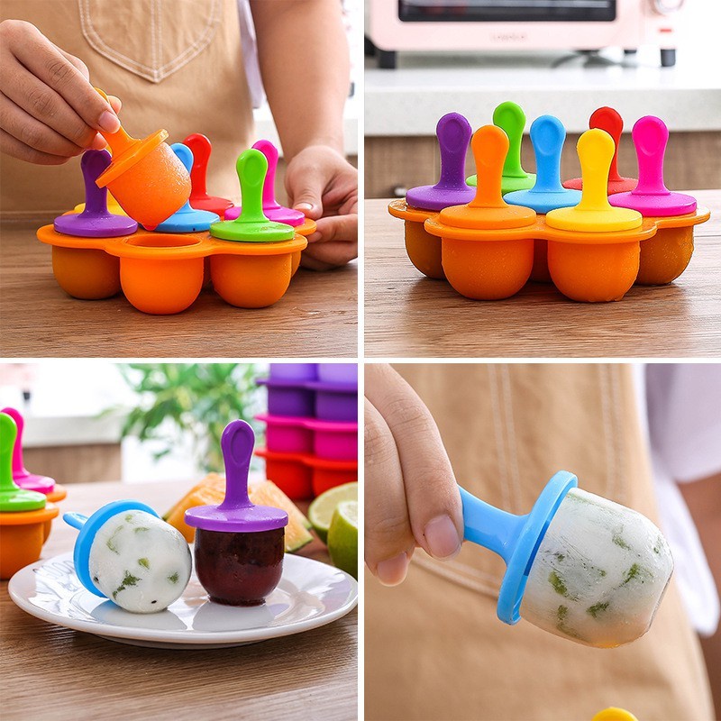 Popsicle Molds Breastmilk Ice Pop Maker For Teething Babies DIY Ice ...