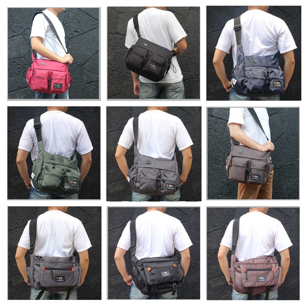 PRIA Men's Sling Bag Sling Bag Sling Bag Distro Cool Big Latest Work College SLingbag Cool Boys