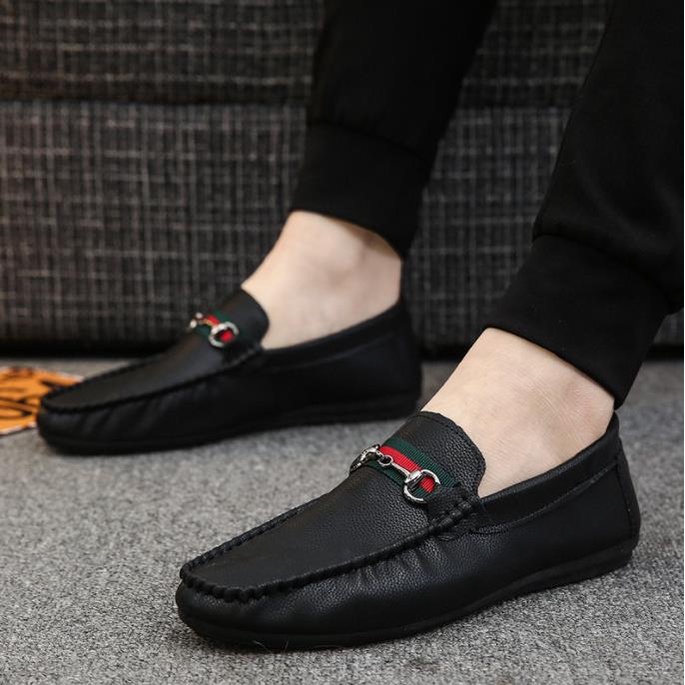 SENSIPIC#British Casual Loafer Shoes for Men Pu Leather Material Summer ...