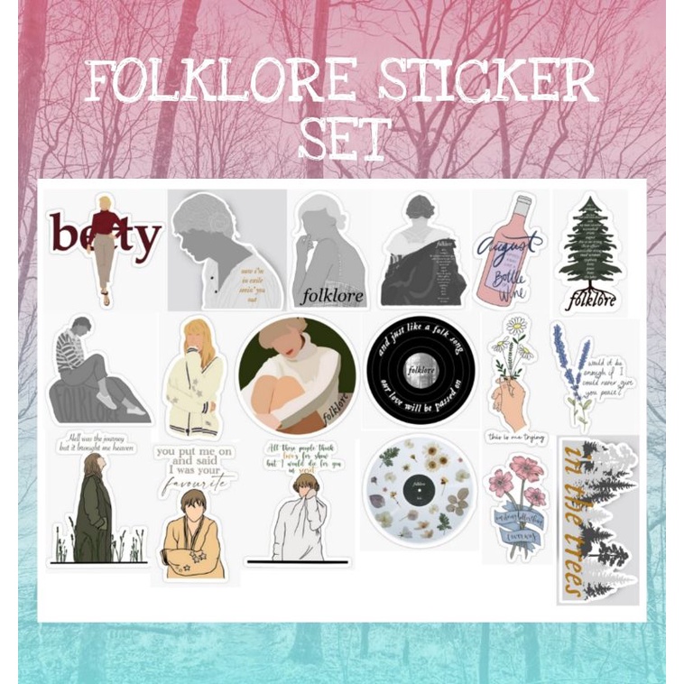 Folklore Stickers 