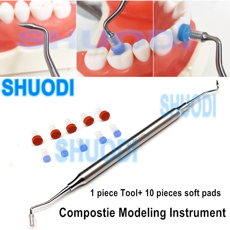Dental Contact Shape Former with Caps Composite Modelling Instrument Filling Filler Dental Resin