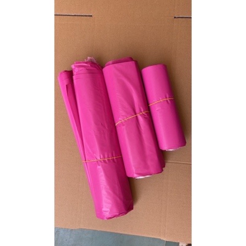 100 Pcs Courier Pouch Parcel Packaging Pink All Sise Polymailer 100 PCS ...