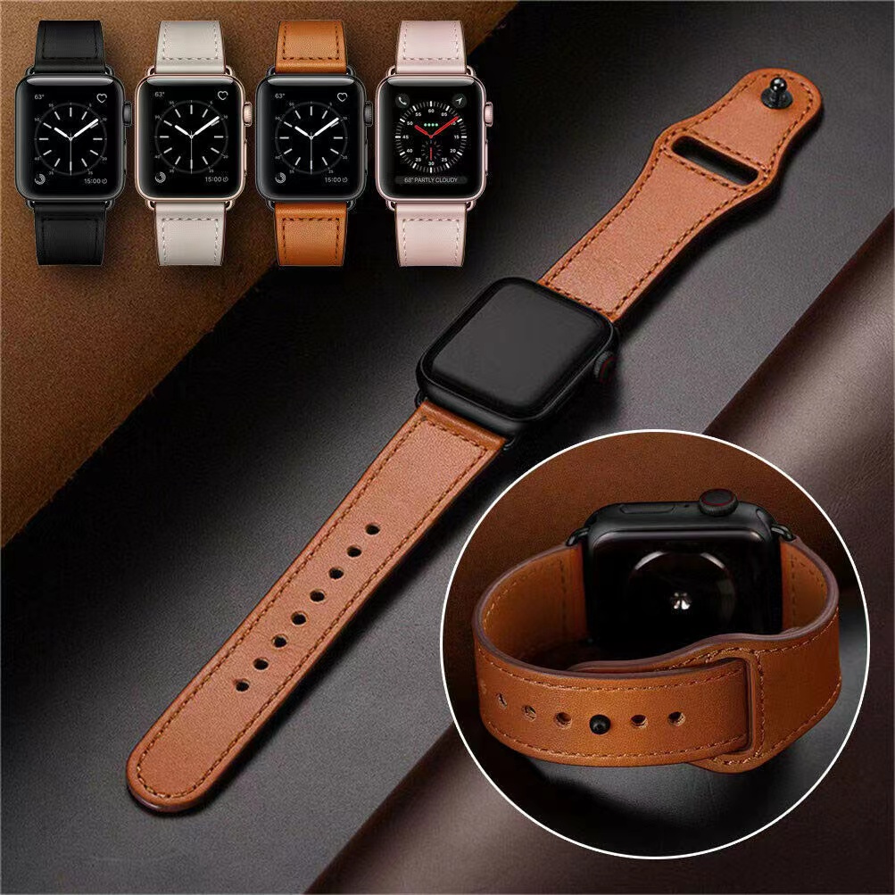 Apple watch outlet leather strap 42mm