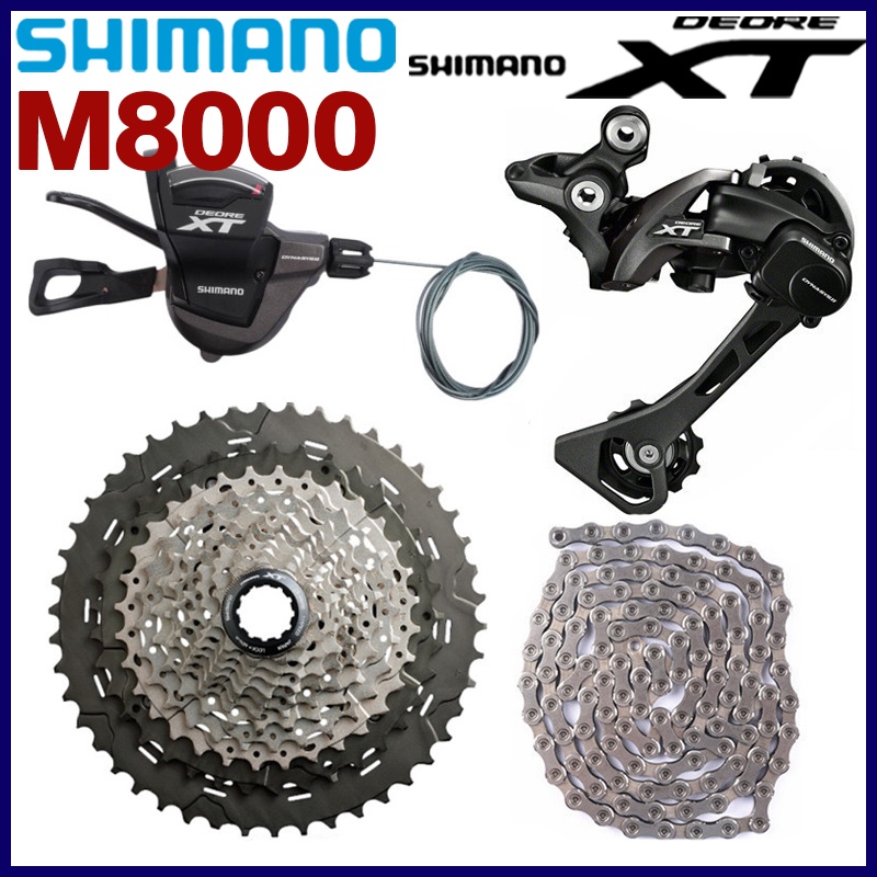 Shimano XT M8000 SLX M7000 1x11 Speed Groupset For MTB Bicycle M8000 ...