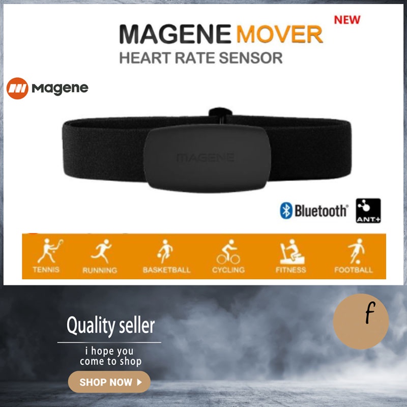 [Ready Stock] Magene H64 HRM Heart Rate Dual Mode ANT+ Bluetooth 4.0