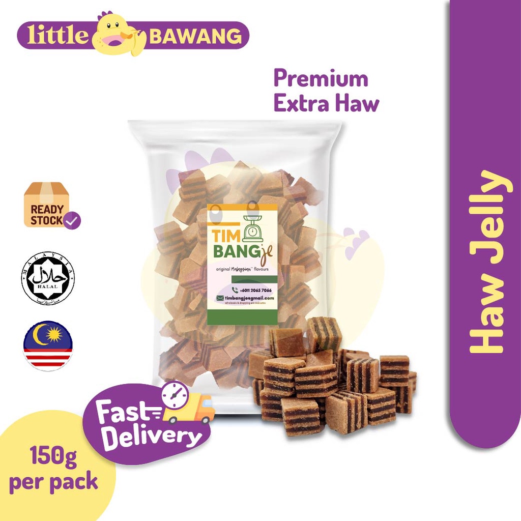Haw Jelly Bulk Pack Haw Flakes Jelly Cube 150g 70g Shopee Philippines
