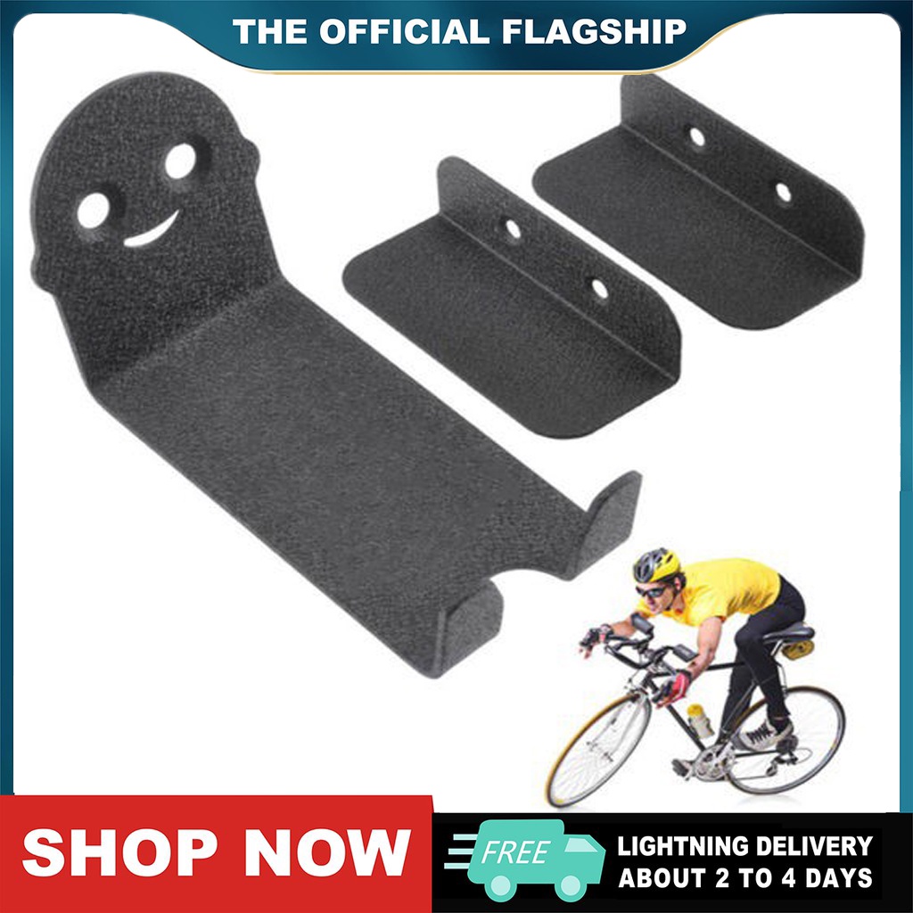 1SET (3 Pcs) Bike Wall Mounted Bicycle Stands Steel Support Cycling ...