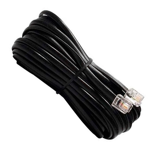 Black RJ11 to RJ11 ADSL Cables 