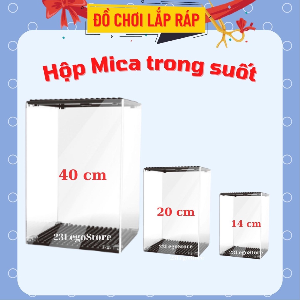 Transparent Mica box used to display assembly products and assembly ...