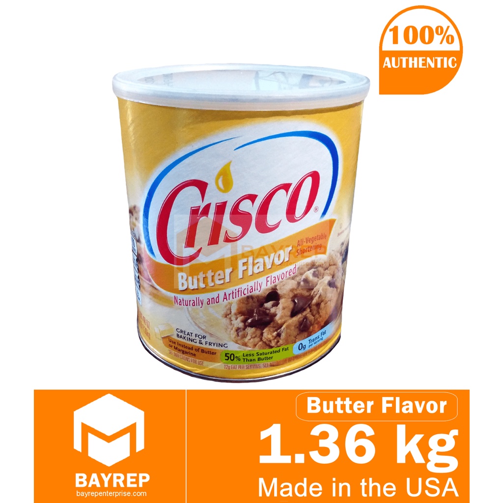 Crisco All Vegetable Shortening Butter Flavor 1.36kg Shopee Philippines