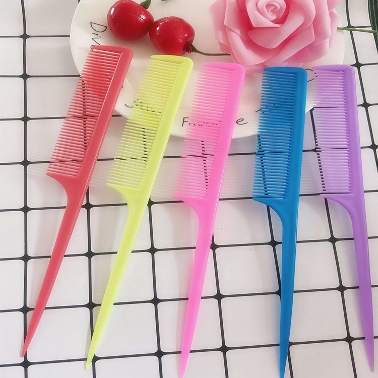 Wig Care Pointed Tail Comb Household Hairdressing Hair Plastic Long ...