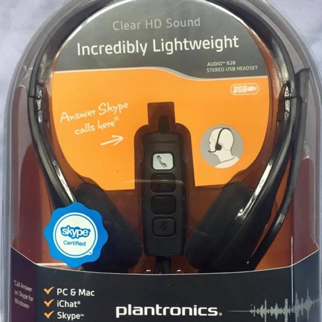 Plantronics 628 Noise cancelling usb Headset Shopee Philippines