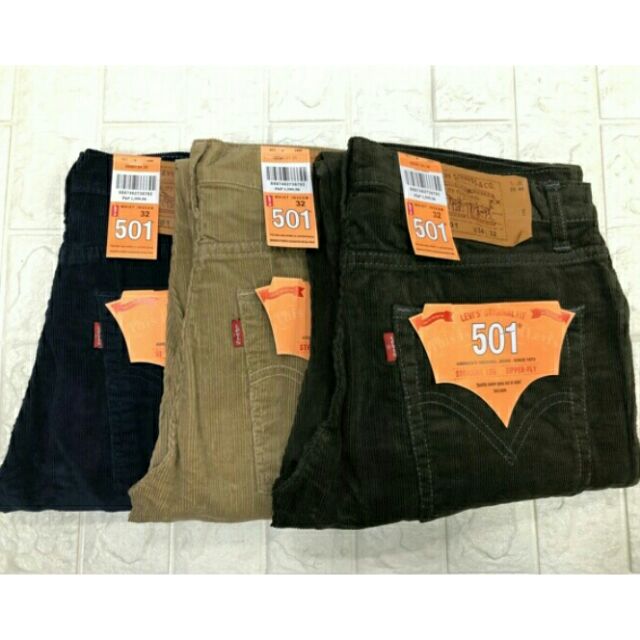 Corduroy levis pants for men straight cut. 28 to 40 | Shopee Philippines